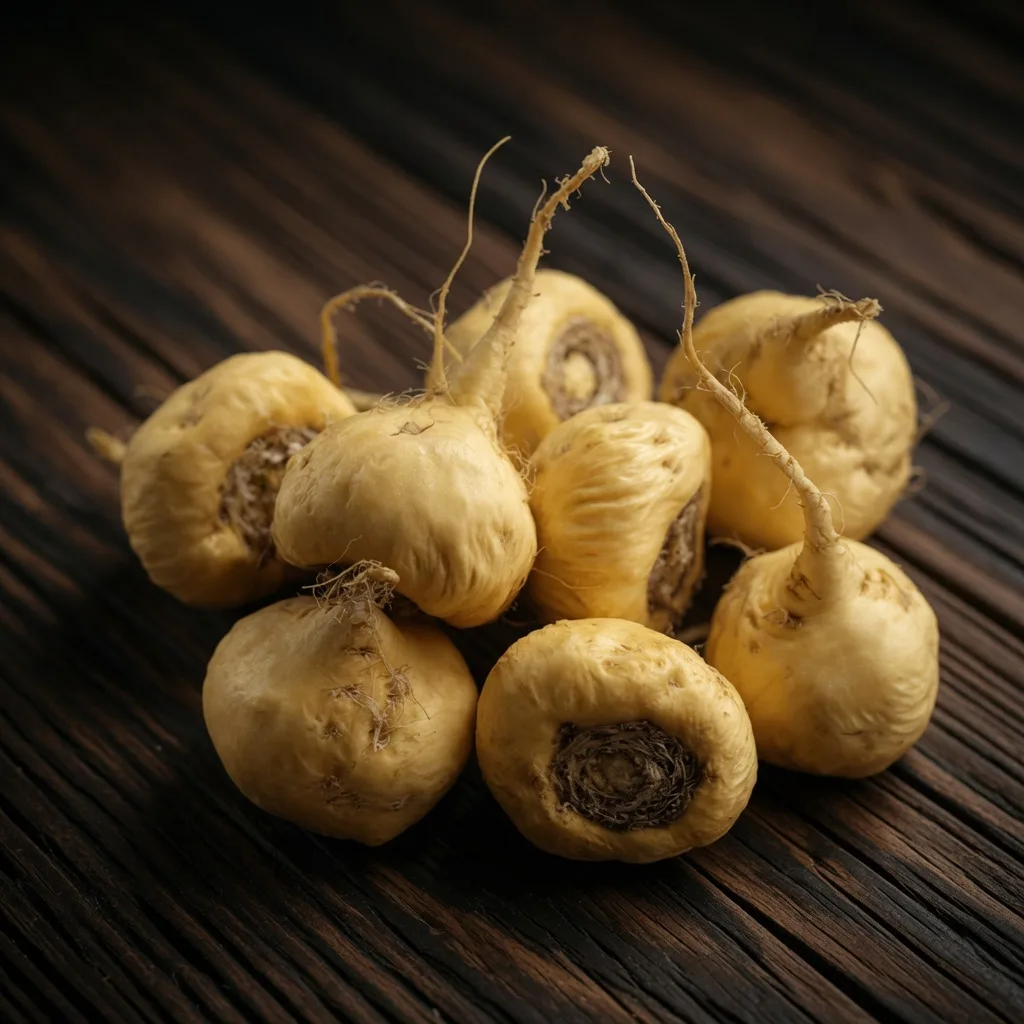 Raiz de maca andina (Lepidium meyenii)